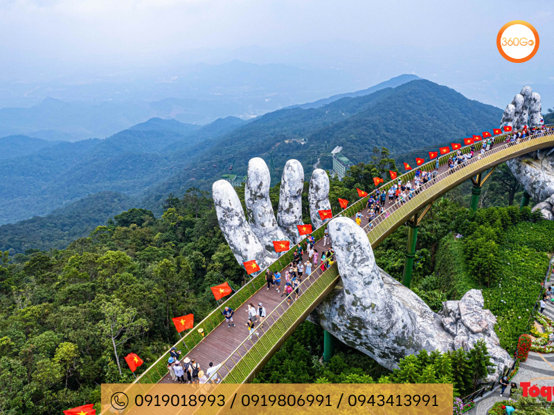 Cầu Vàng Đà Nẵng - Du lịch 360Go
